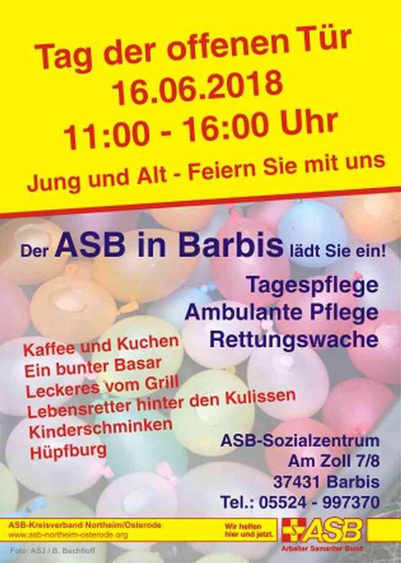 Einladung: Tag der offenen Tür in Barbis