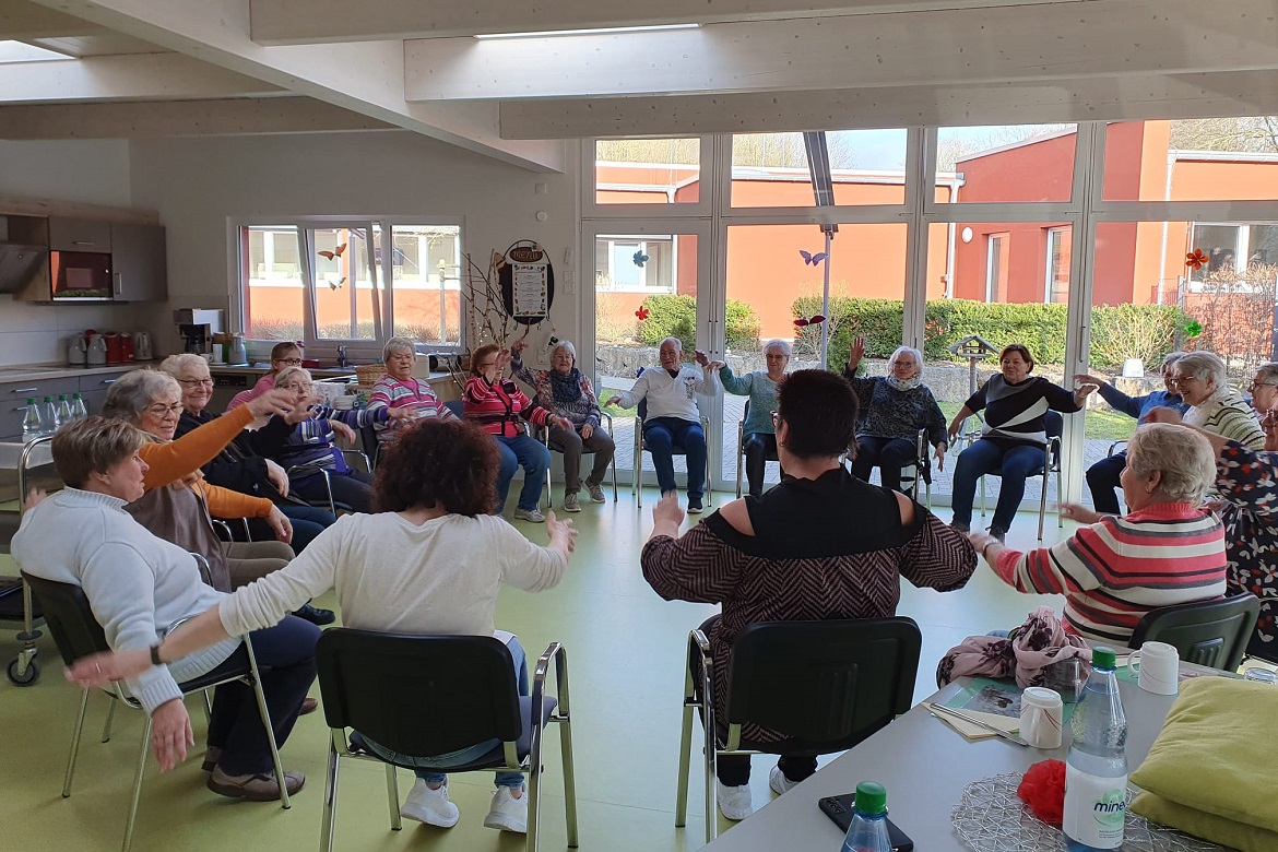 SoVD-Frauengruppe zu Besuch in der Tagespflegeeinrichtung