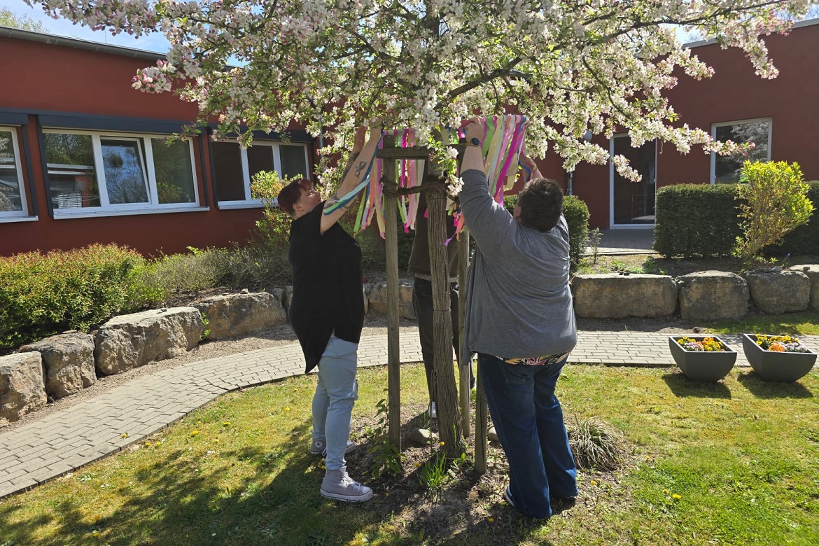 Barbis startet in den Mai mit einem Maibaum 